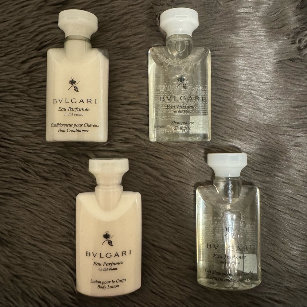 BVLGARI Au The Blanc White Tea Body and Hair Care Italy NEW
